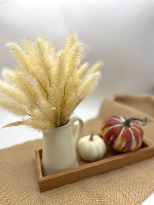 Fall Tray Decor, Wheat Bouquet, Harvest Home Decor, Autumn Arrangement, by AllSeasonsHouseDecor