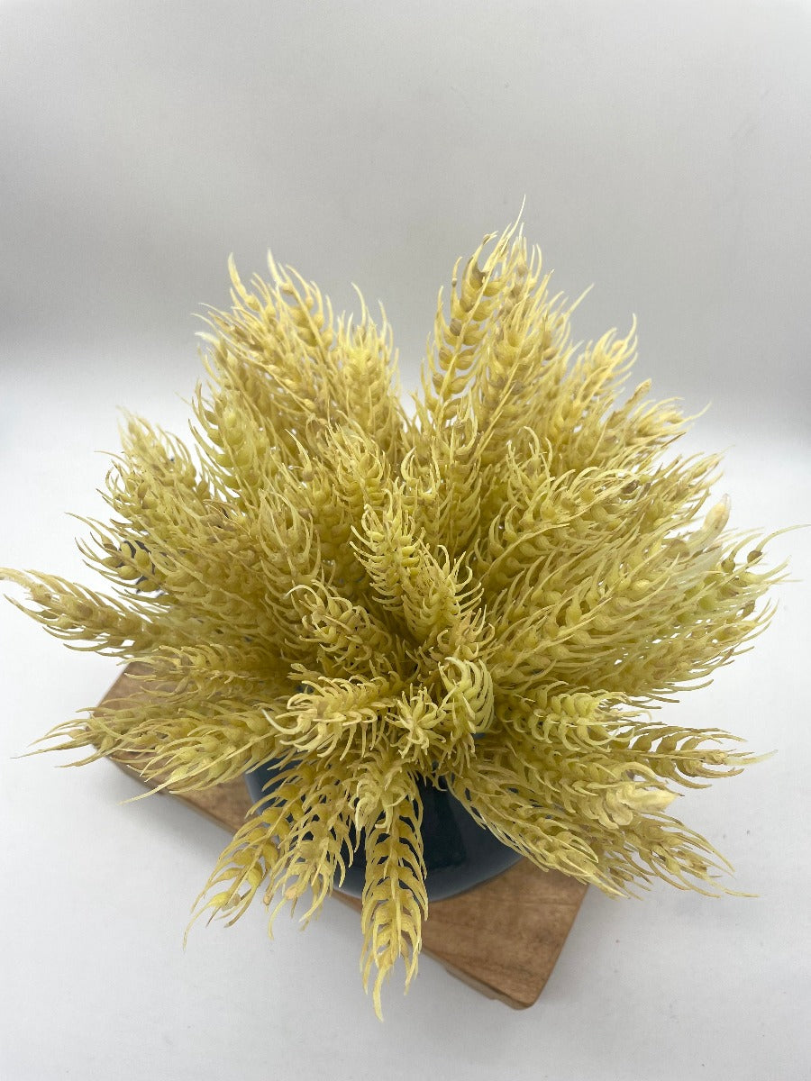 Wheat Centerpiece, Wheat Stems, Fall Arrangement, Wheat Bouquet in Elegant Vase, Autumn Home Decor