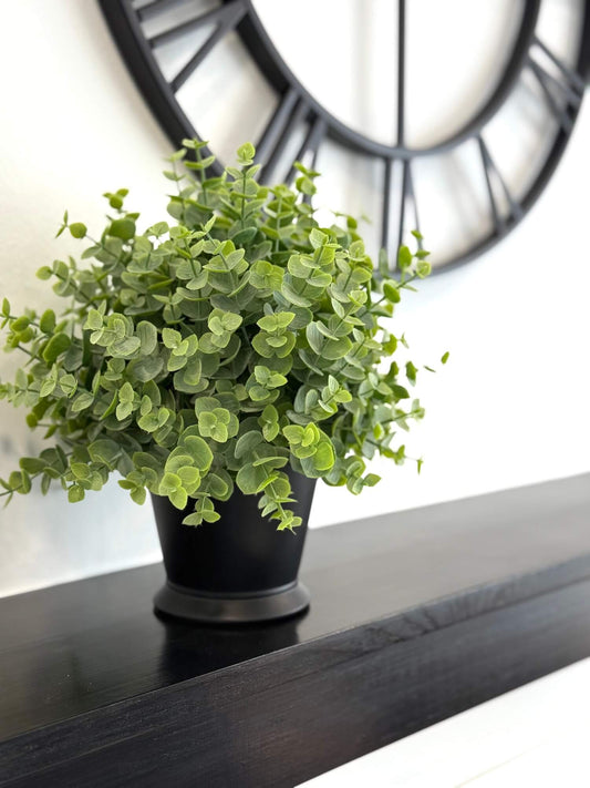 Faux Plants in Black Pots and Vases: Modern Styling Ideas for Every Room