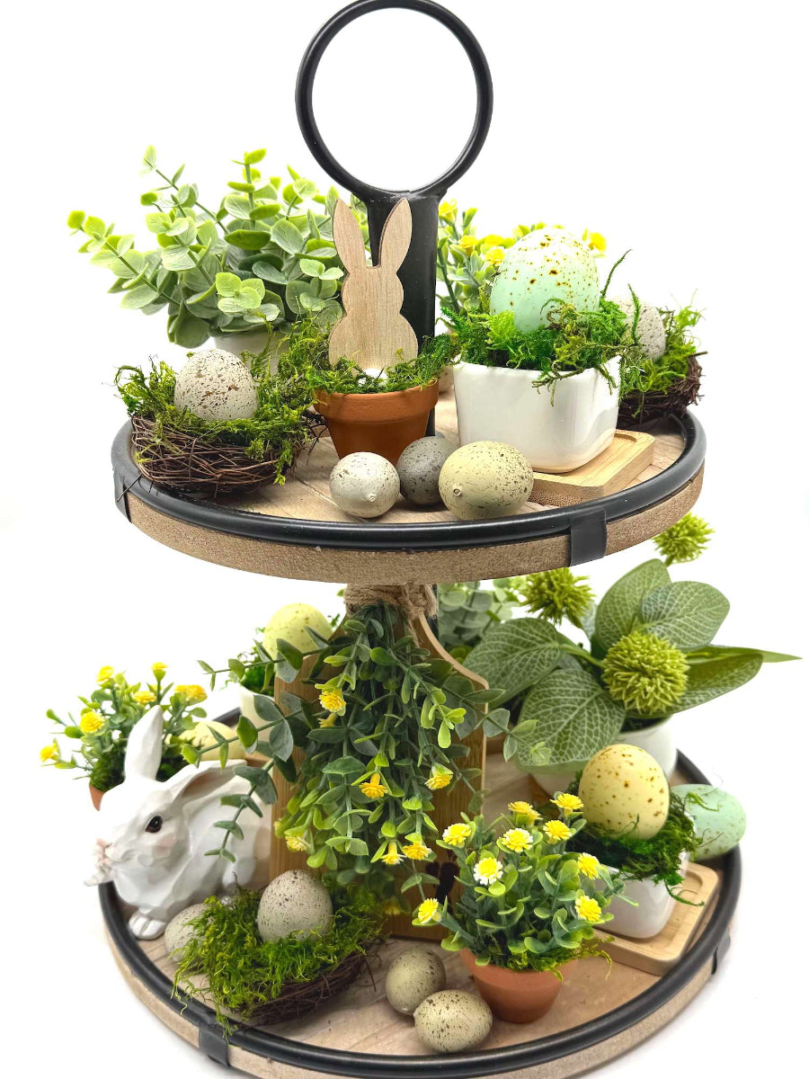 faux eggs mini arrangements 